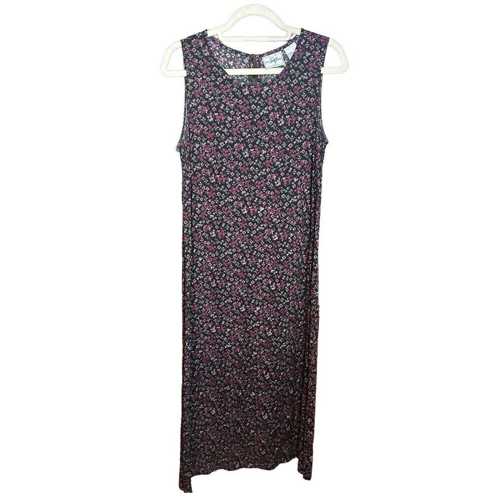 Vintage‎ Studio Ease 90s floral maxi dress cottage sz 8